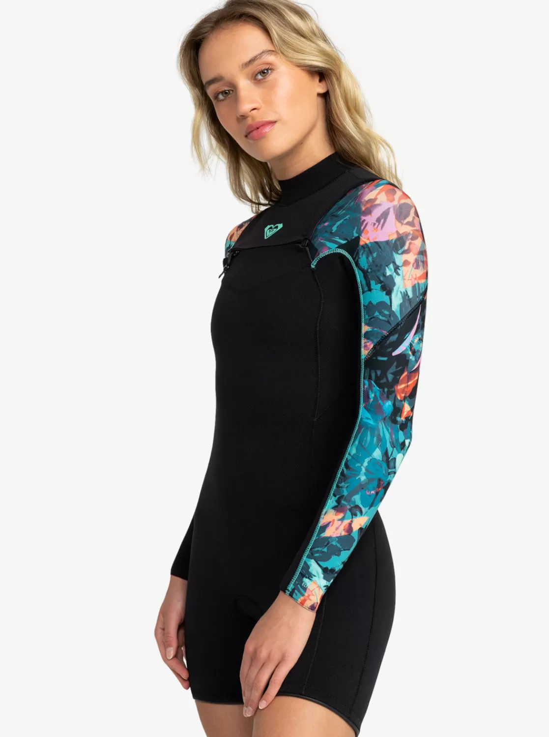 2.5mm Elite Long Sleeve Chest Zip Springsuit-ROXY Best