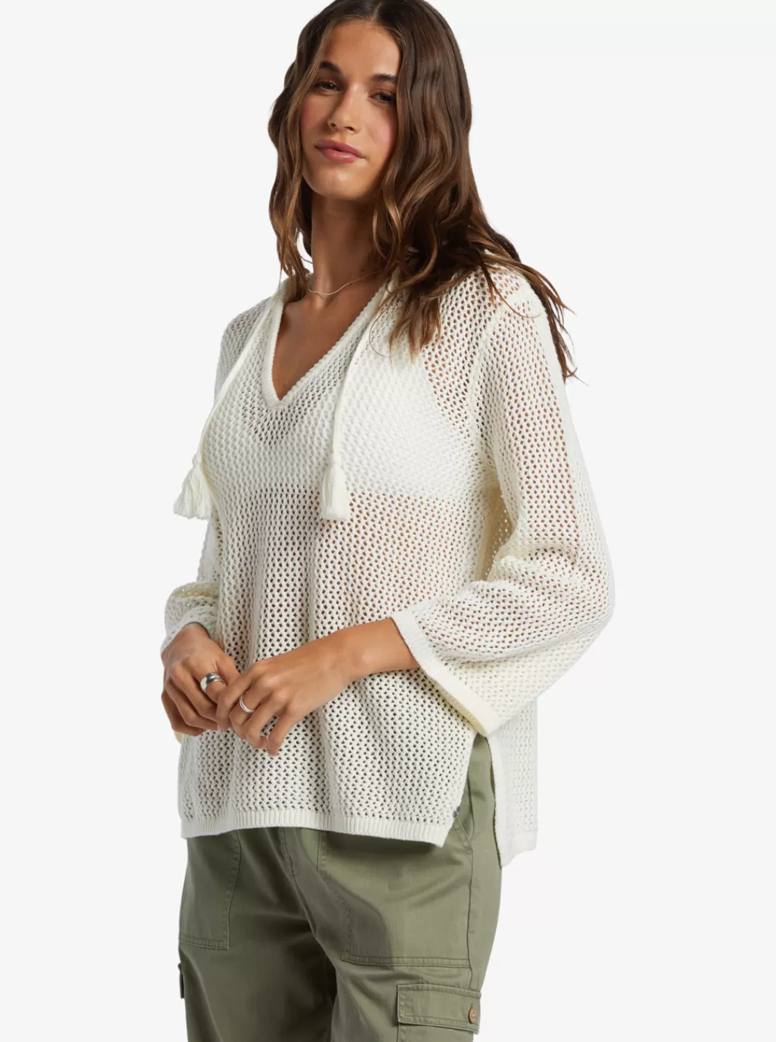 After Beach Break V-Neck Sweater-ROXY Outlet
