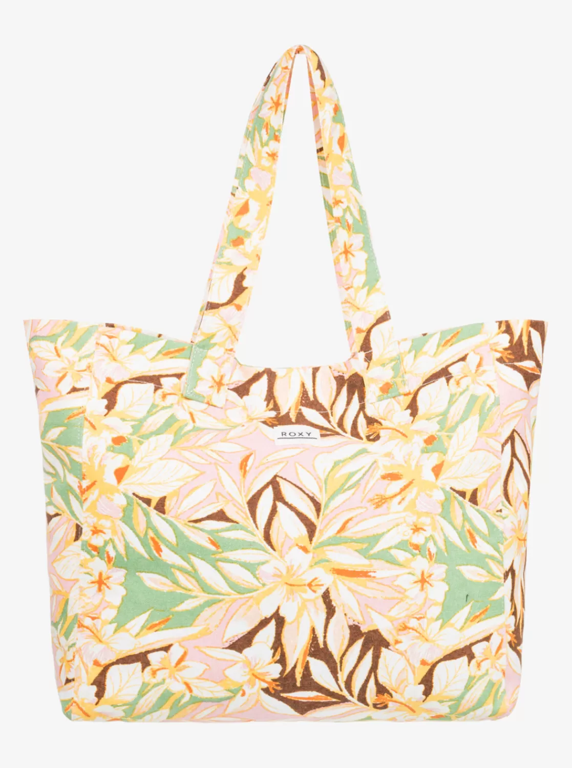Anti Bad Vibes Printed Tote Bag-ROXY Online