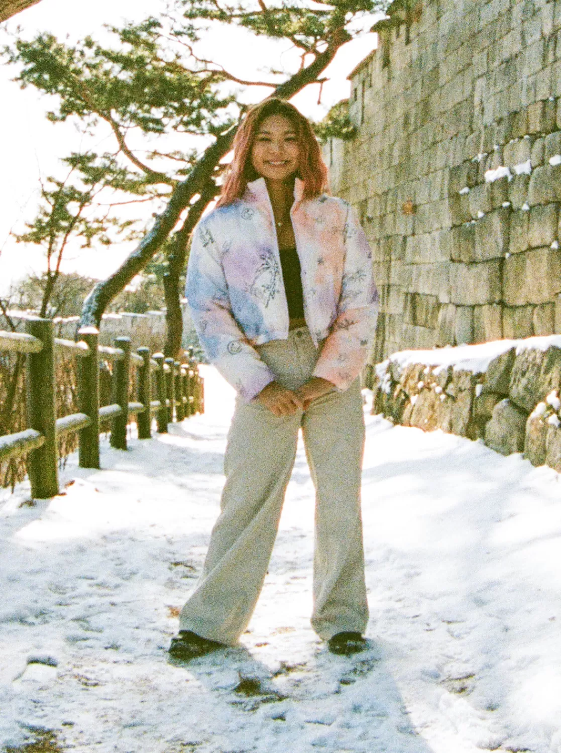 Chloe Kim Reversible Puffer Bomber Jacket-ROXY Outlet
