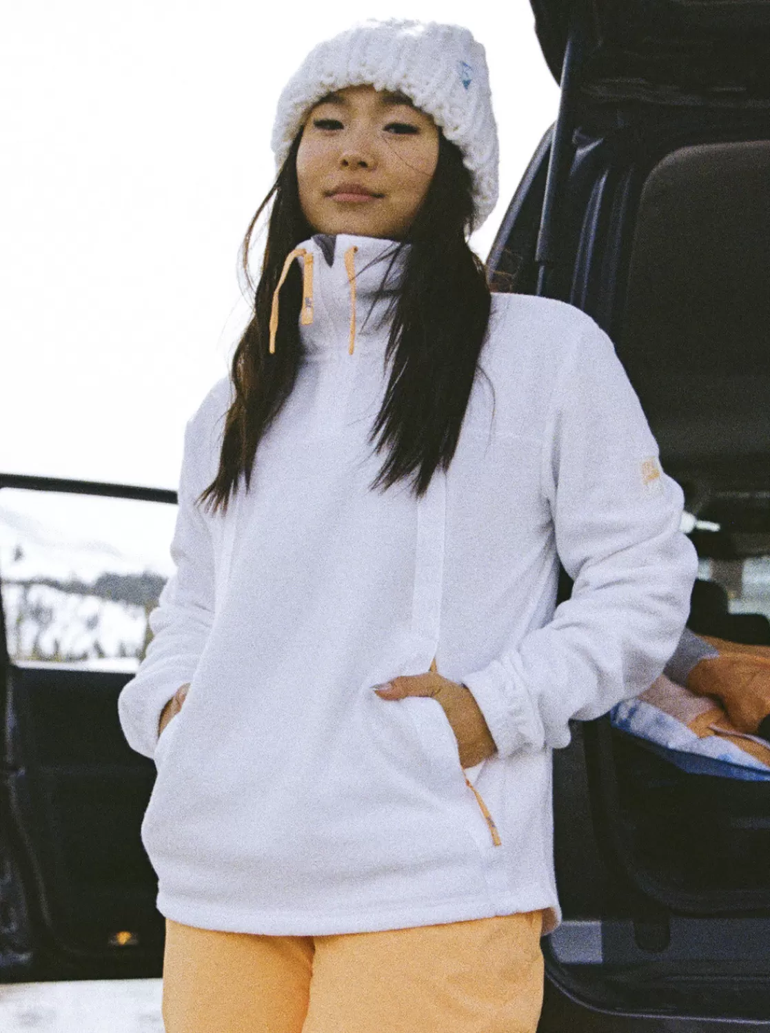 Chloe Kim Technical Half Zip Fleece-ROXY Clearance
