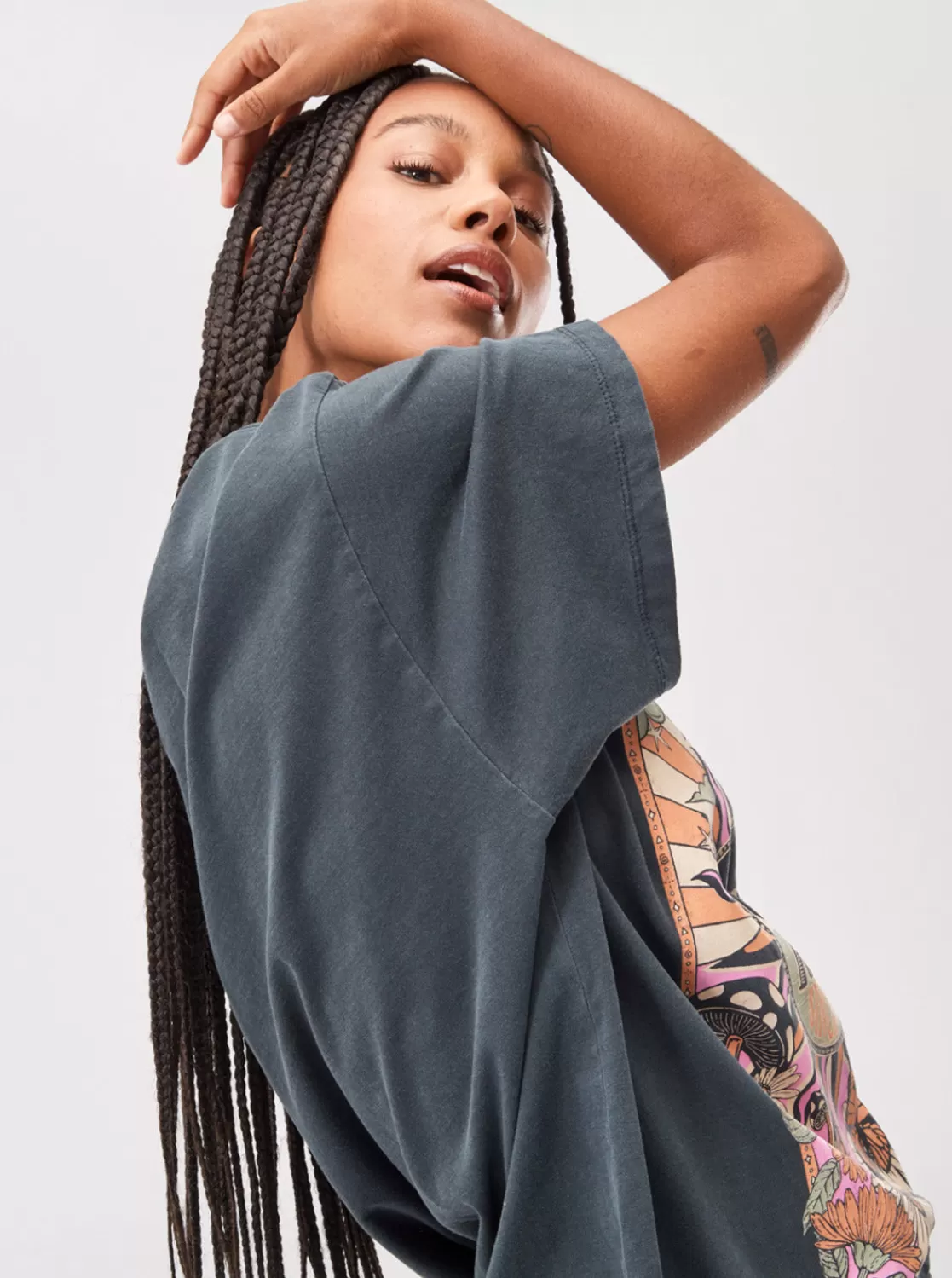 Cosmic Window T-Shirt-ROXY Clearance
