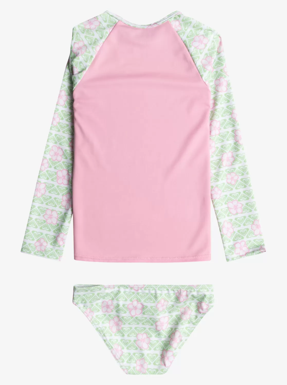 Girls 2-7 Hibiline Long-Sleeve Rashguard Set-ROXY Best Sale