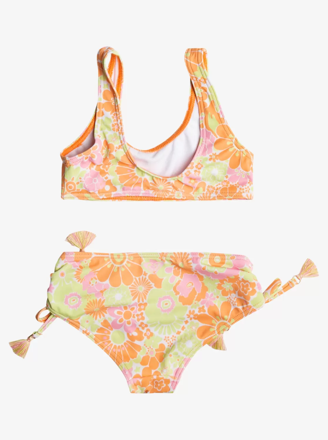 Girls 4-16 Happiness Feeling Two Piece Bralette Bikini Set-ROXY Outlet