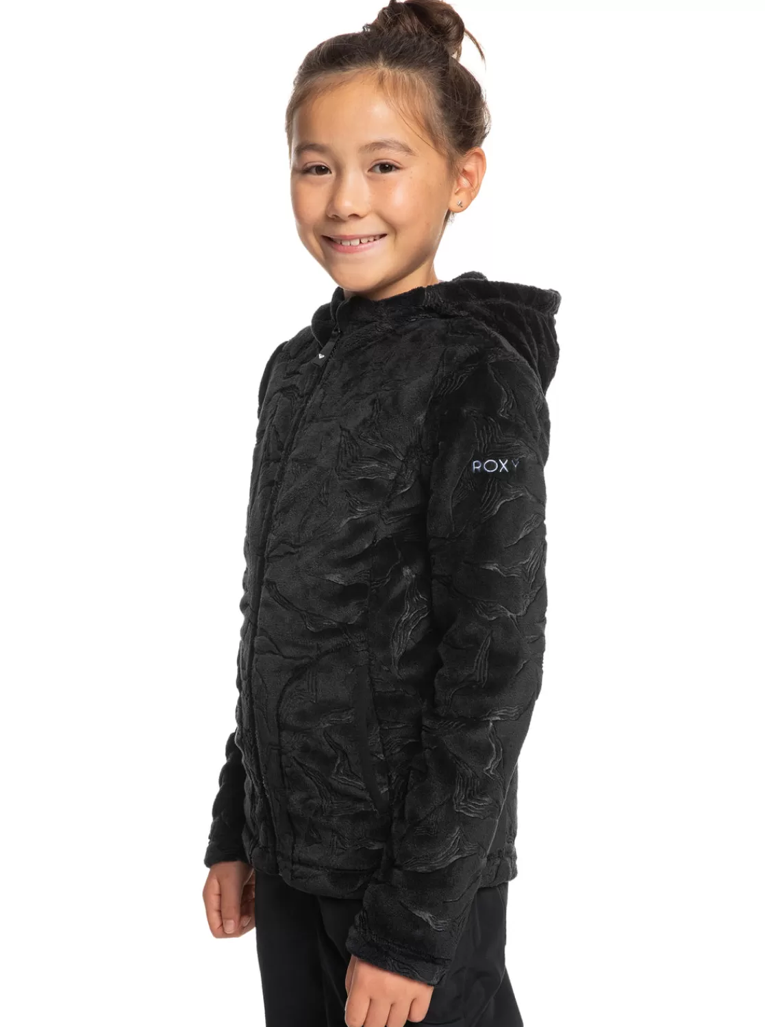Girls 4-16 Igloo Technical Hooded Fleece-ROXY New
