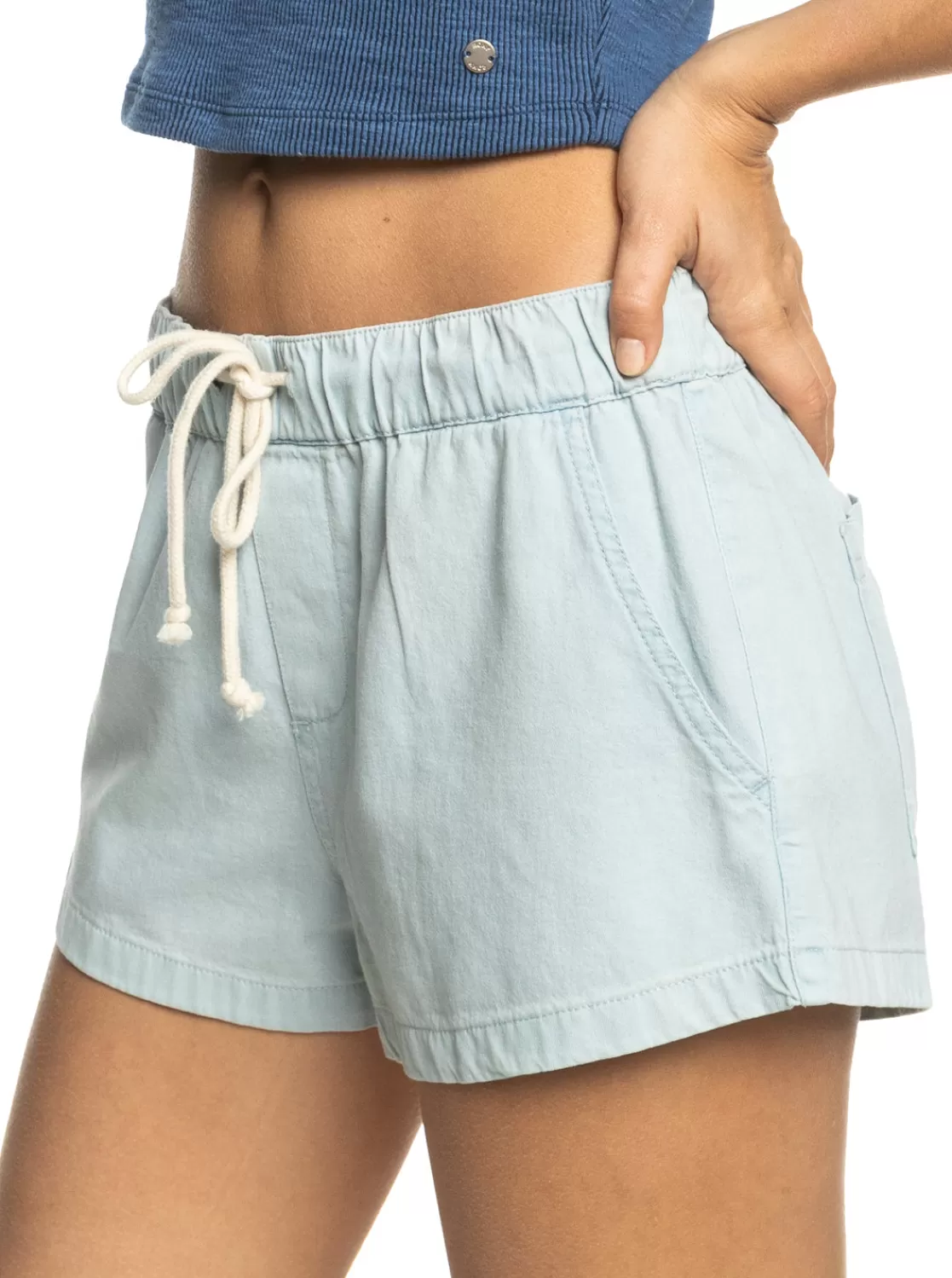 Go To The Beach Denim Shorts-ROXY Best Sale