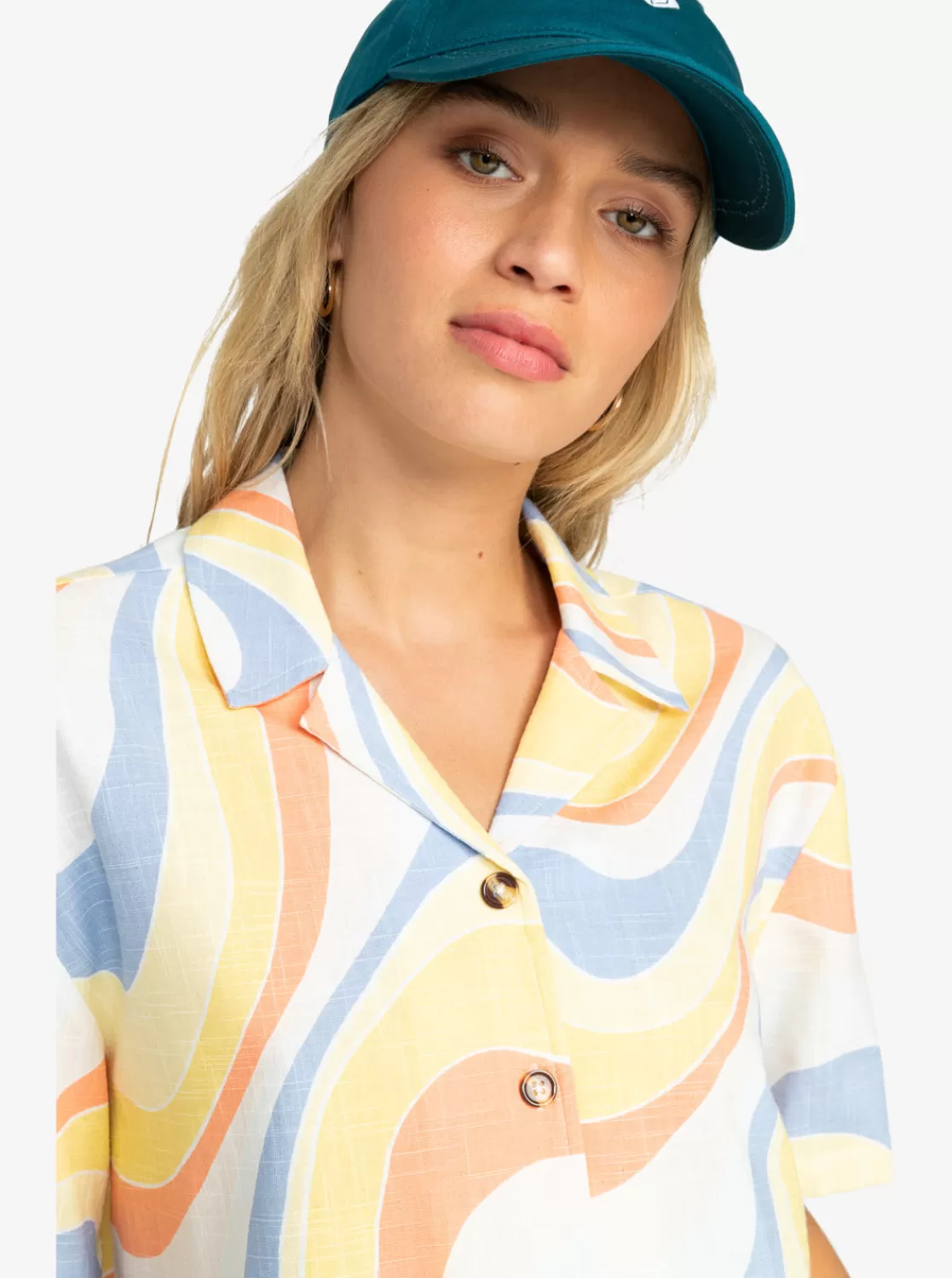 Rad Days Again Short Sleeve Resort Shirt-ROXY Store