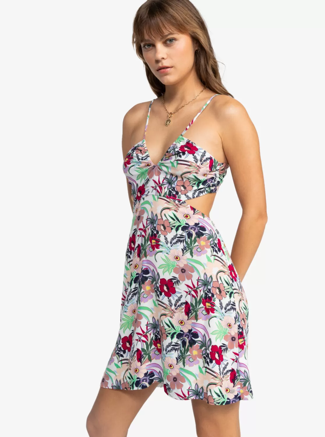 Riviera Nights Tie BackMini Dress-ROXY New