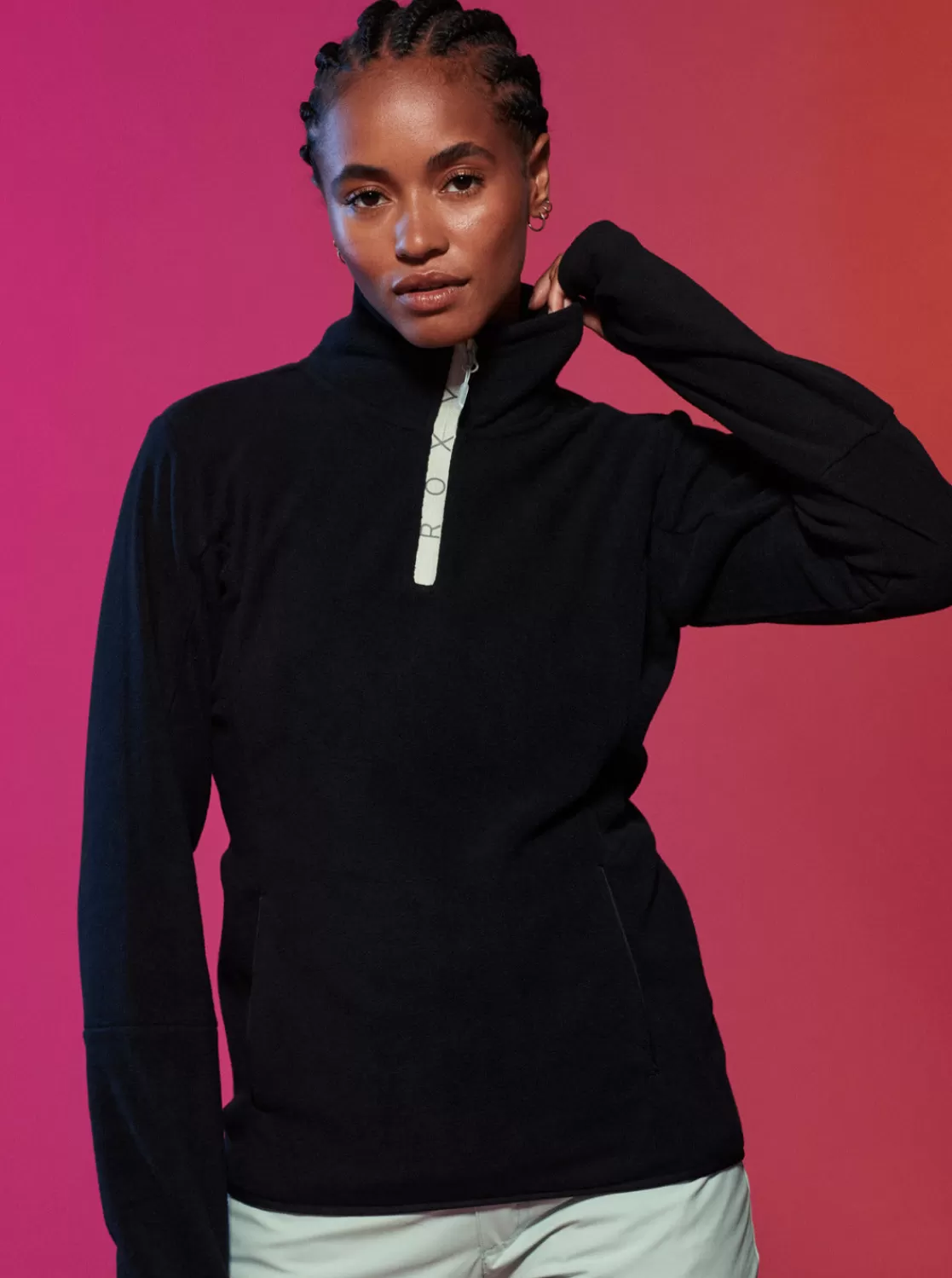 Sayna Technical Half Zip Fleece-ROXY Outlet